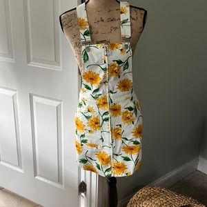 Sunflower Overall Dress